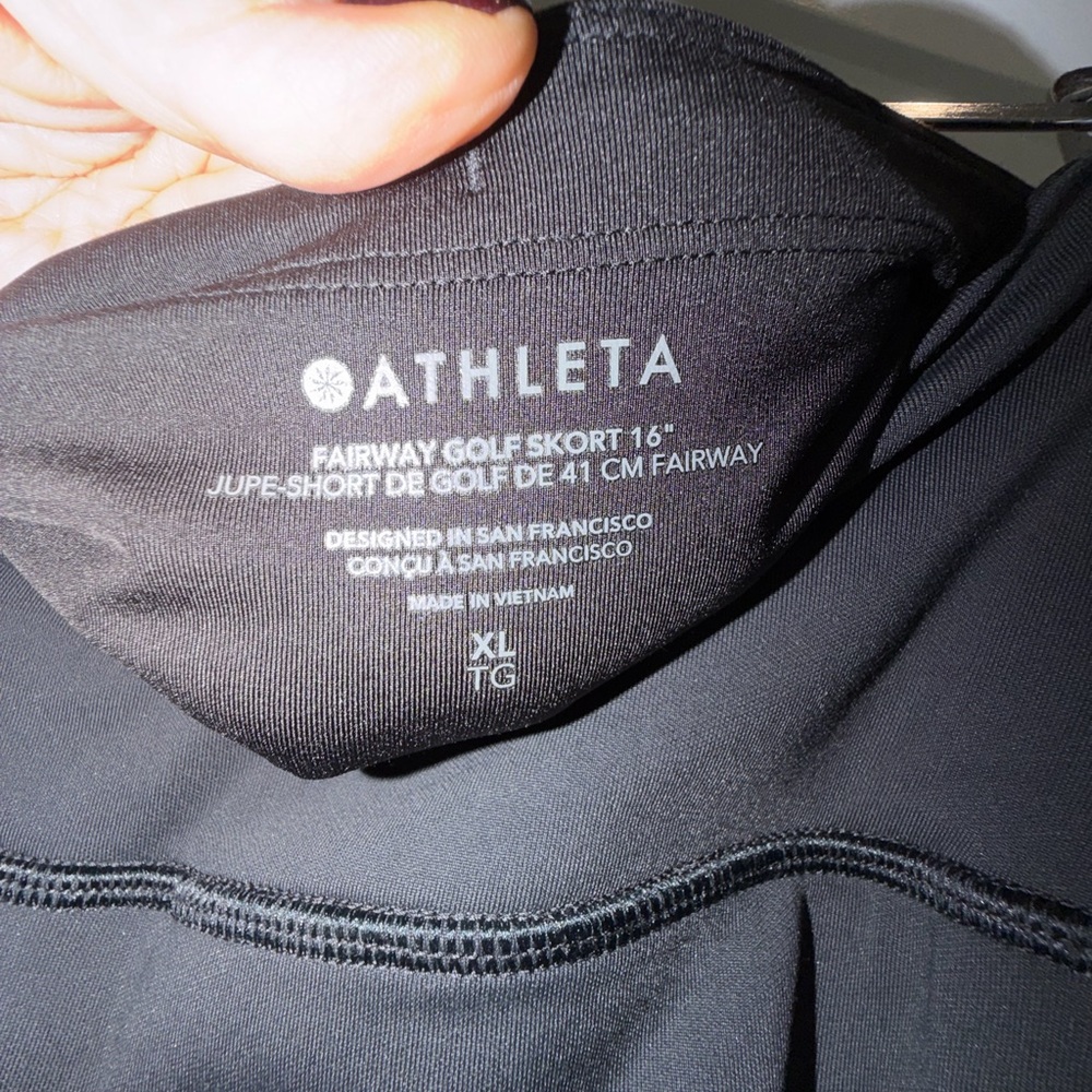 Athleta Black Skort with Zipper Pockets - Picture 8 of 8